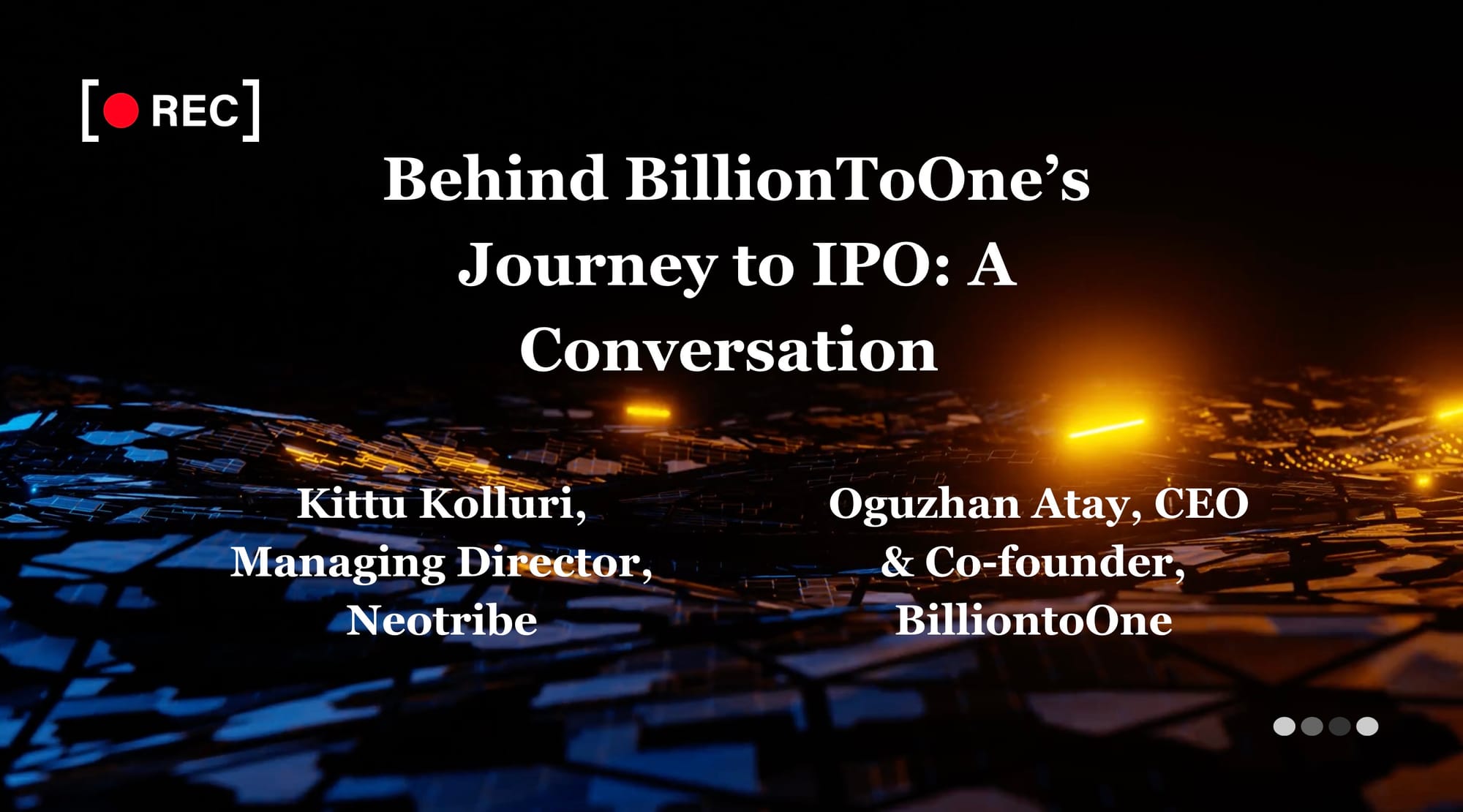 From First Meeting to IPO: Reflections on BillionToOne’s Journey